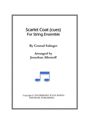 Book cover for Scarlet Coat (cues)