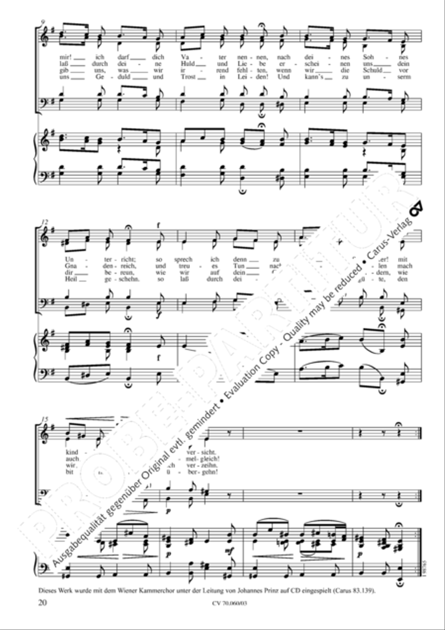 Deutsche Messe 4-Part scores gallery preview page 21