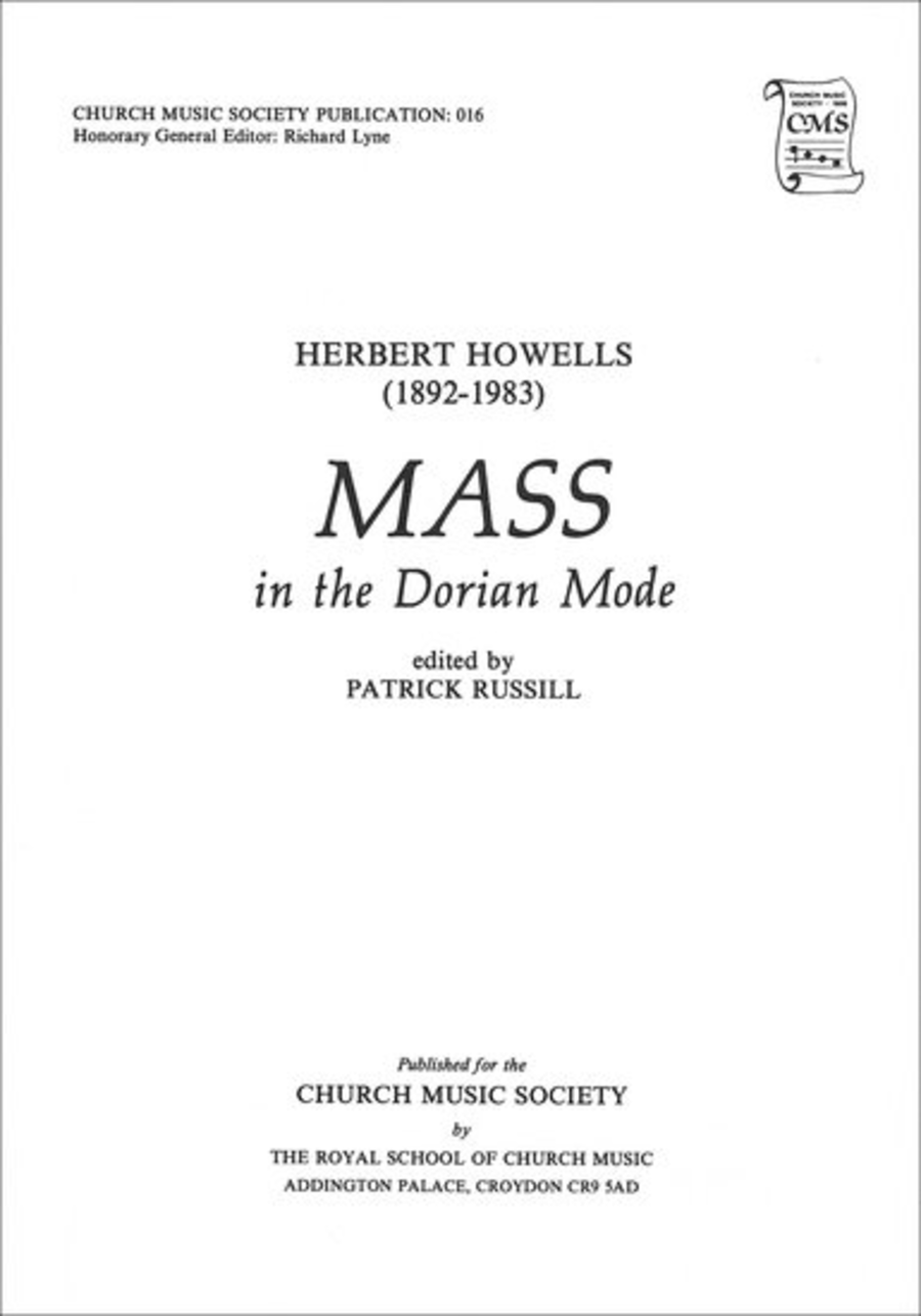 Mass in the Dorian Mode 4-Part scores gallery preview page 1