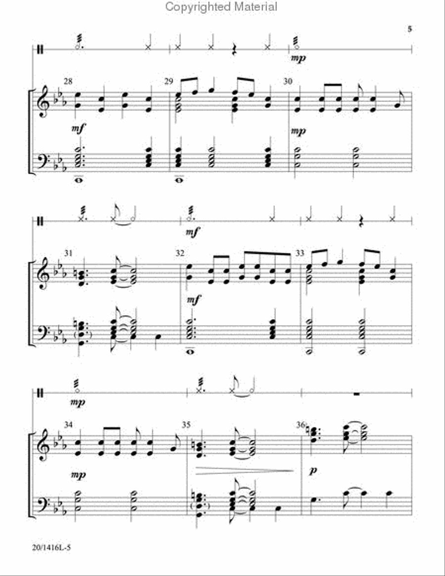Wade in the Water Wade in the Water 5-Octaves scores gallery preview page 5