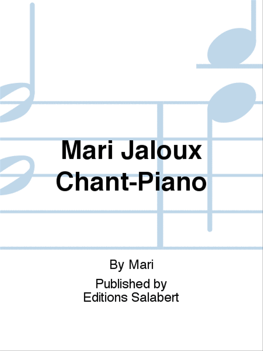 Mari Jaloux Chant-Piano Voice Solo scores gallery preview page 1
