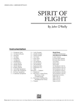 Spirit of Flight: Score