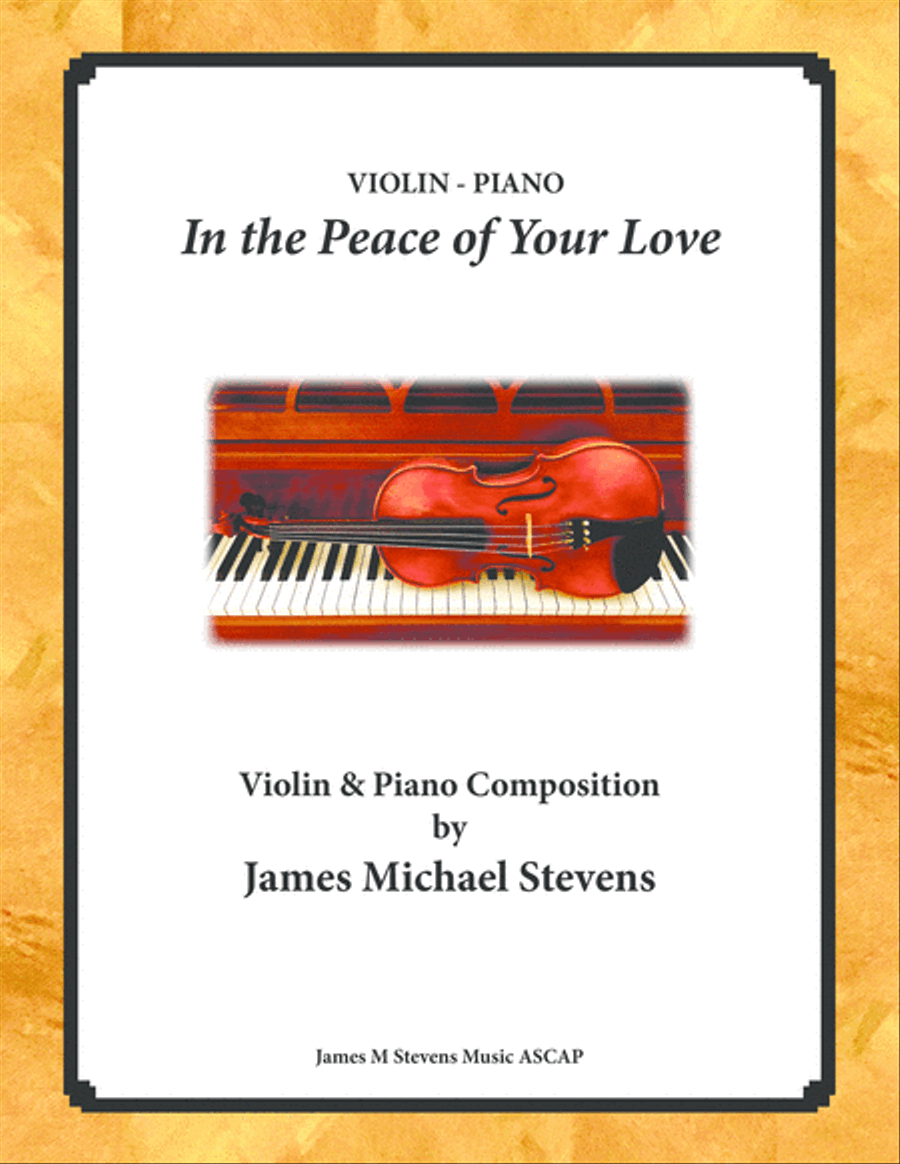 In the Peace of Your Love - Violin & Piano Violin Solo scores gallery preview page 1