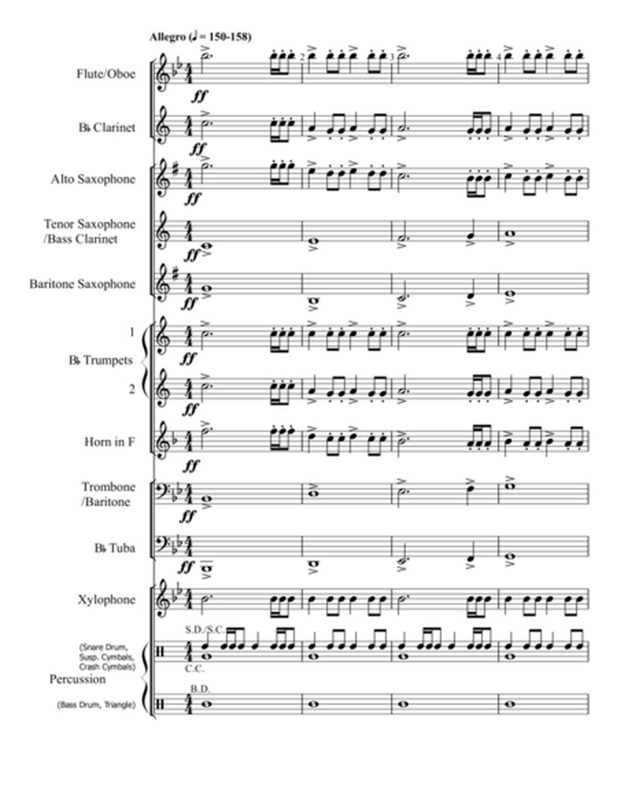 Gateway to Olympus - Conductor Score