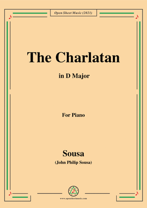 Book cover for Sousa-The Charlatan,in D Major,for Piano