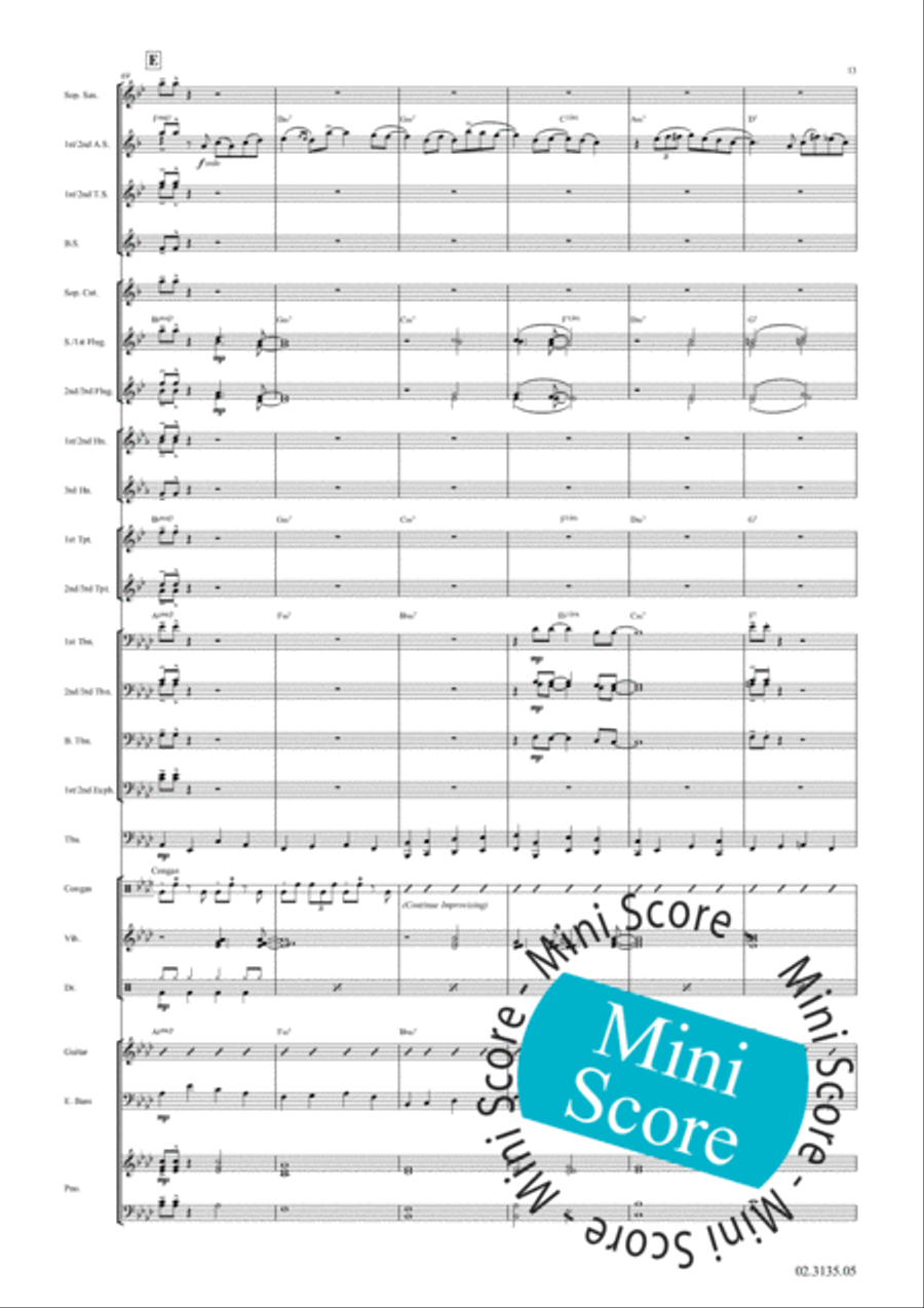 The Way You Look Tonight Fanfare Band scores gallery preview page 19
