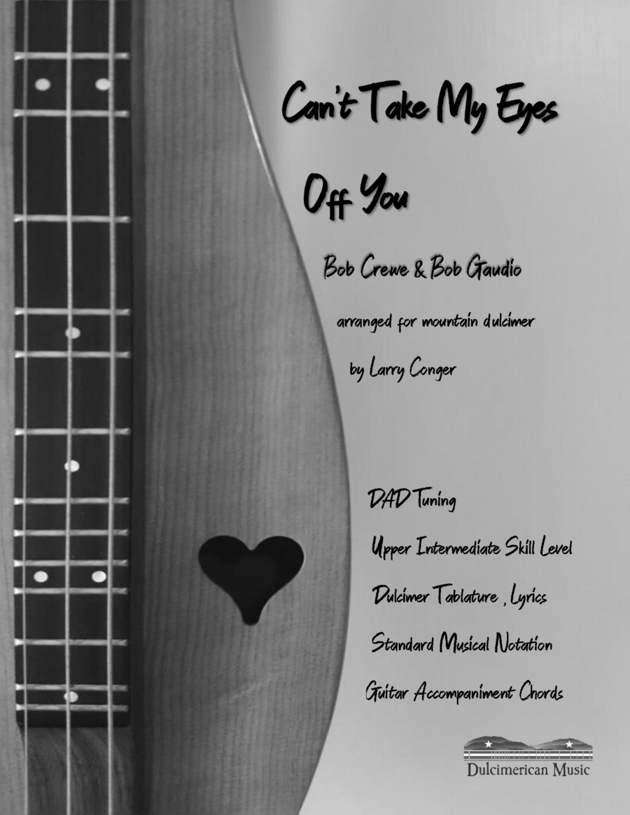 Can't Take My Eyes Off Of You Dulcimer scores gallery preview page 1