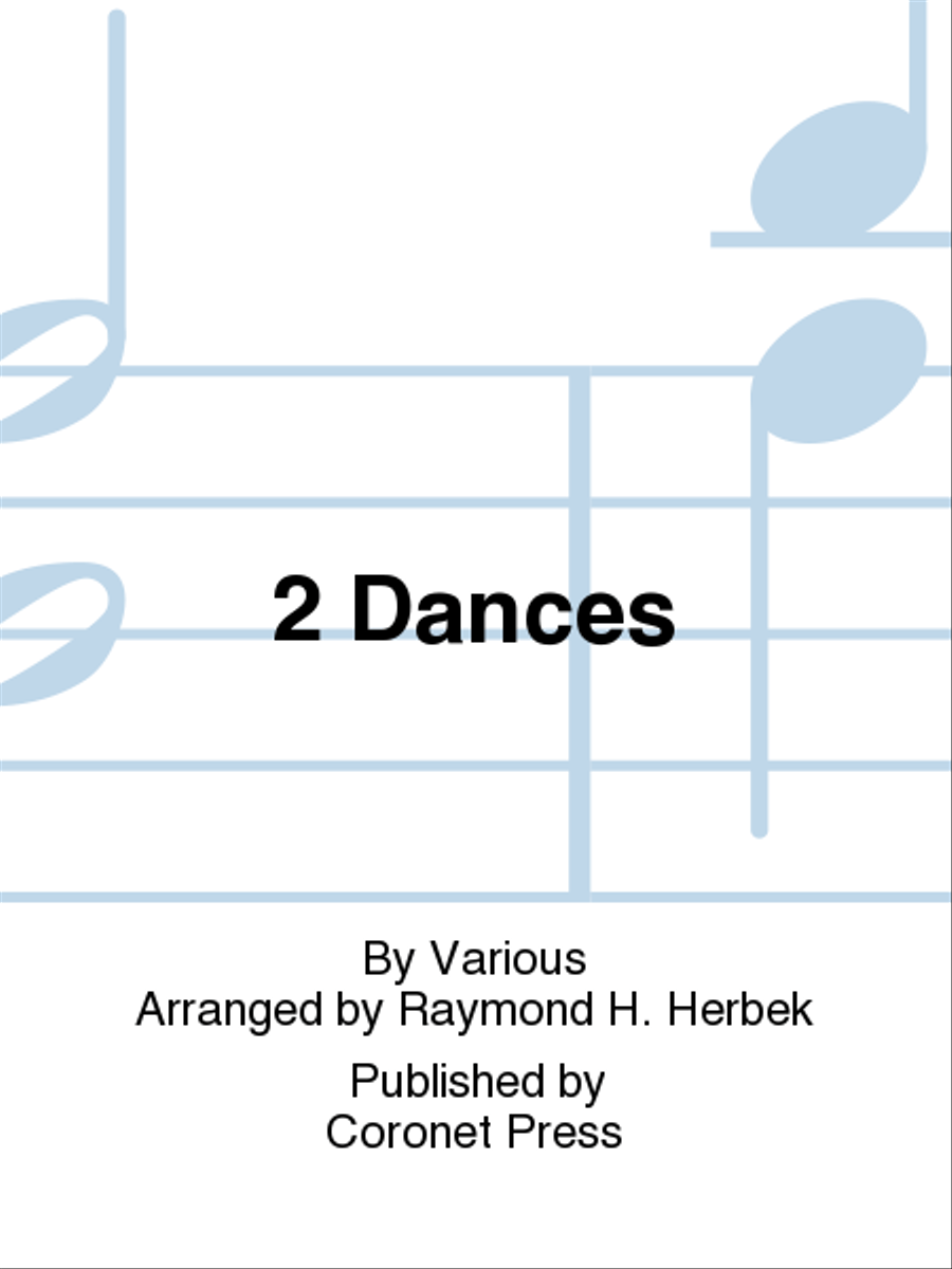 2 Dances by Various Handbell Choir - Sheet Music