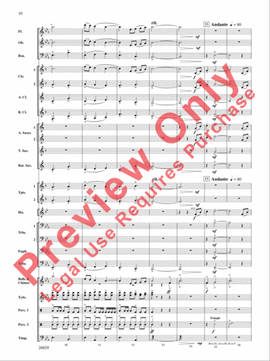 Semper Melior Concert Band scores gallery preview page 11