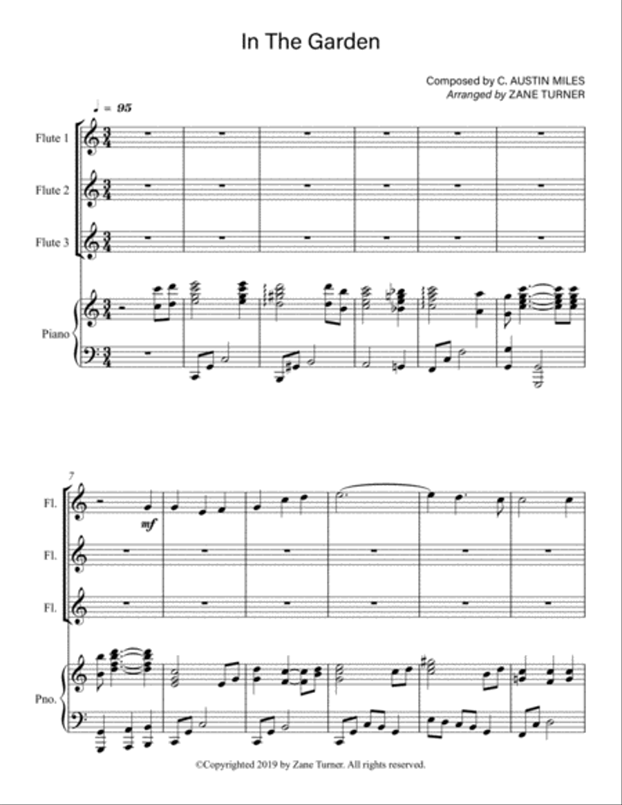 In the Garden In the Garden Small Ensemble scores gallery preview page 1