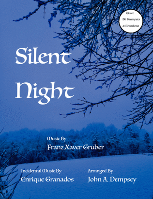Book cover for Silent Night (Brass Quartet): Three Trumpets and Trombone