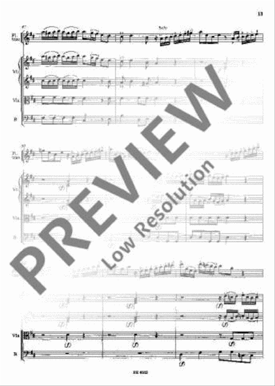 Concerto D major String Orchestra scores gallery preview page 16