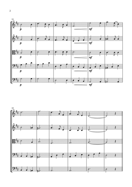 Silent Night (String Quintet) - Beginner Level image number null