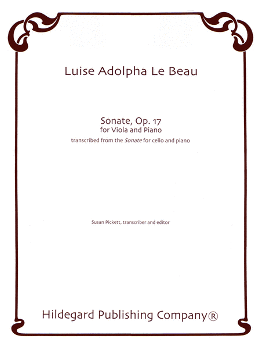 Sonate Chamber Music scores gallery preview page 1