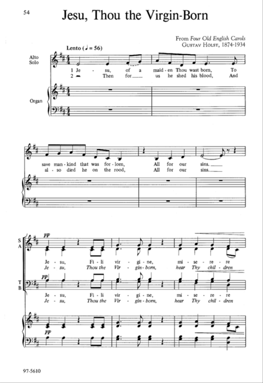 The Church Choir Book, Set II 4-Part scores gallery preview page 19