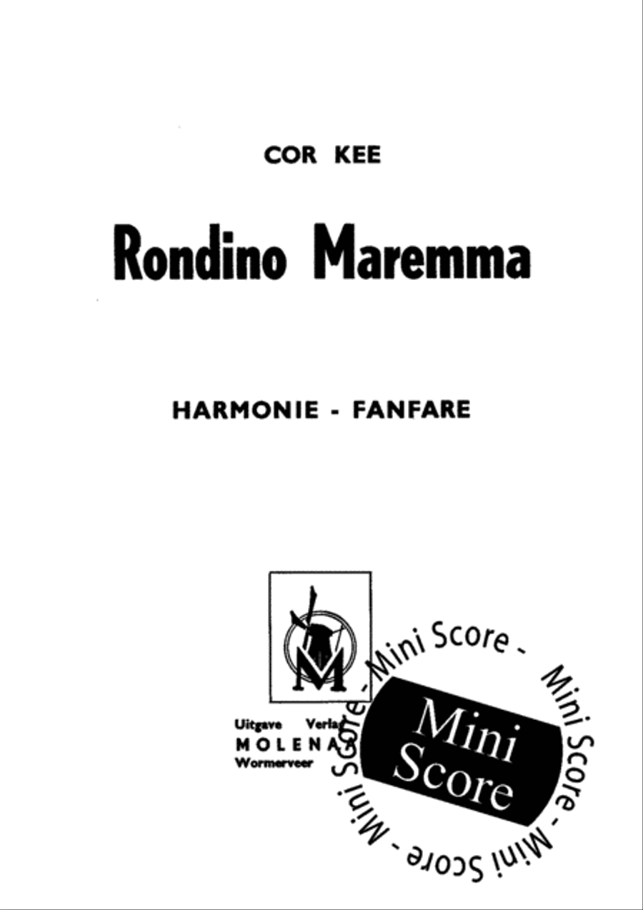 Rondino Maremma Rondino Maremma Fanfare Band scores gallery preview page 3