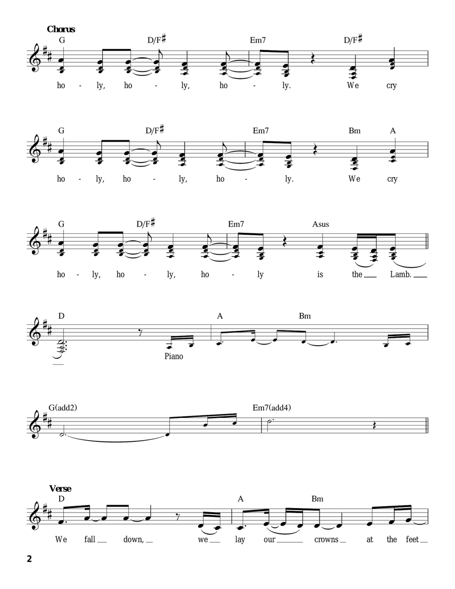 We Fall Down We Fall Down Voice scores gallery preview page 2