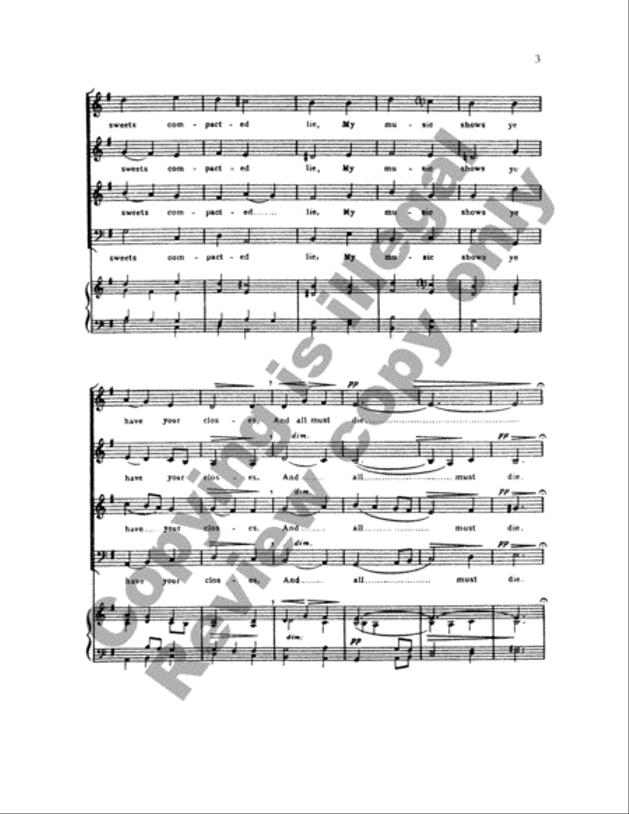Sweet Day (Choral Score) Sweet Day (Choral Score) 4-Part scores gallery preview page 4