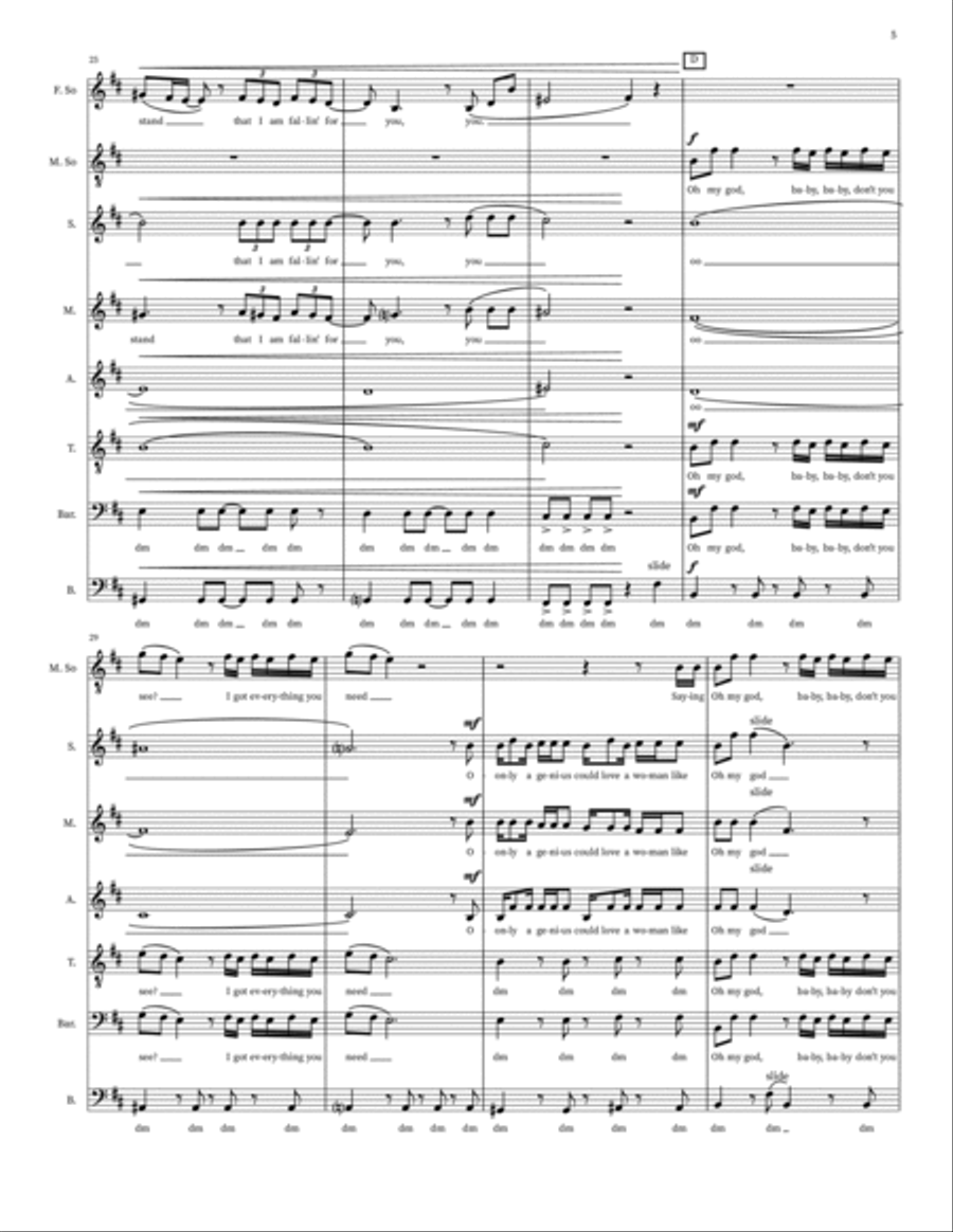 Genius Genius Choir scores gallery preview page 5