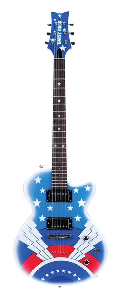 Daisy Rock Girl Guitars: Rock Candy Graphic Electric Guitar (Super Guitar Girl)
