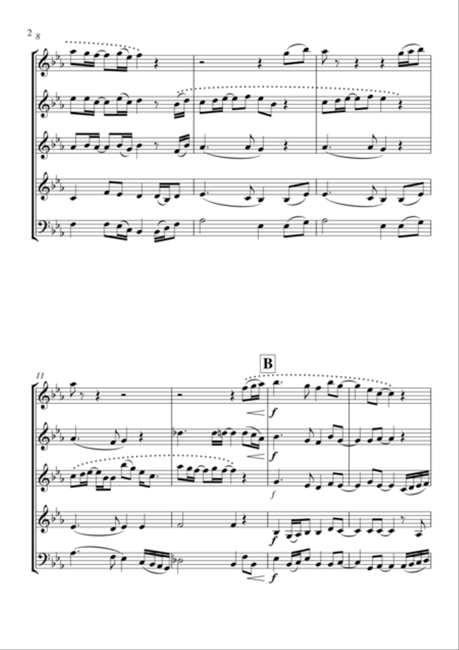 Can You Feel The Love Tonight Can You Feel The Love Tonight Woodwind Quintet scores gallery preview page 3