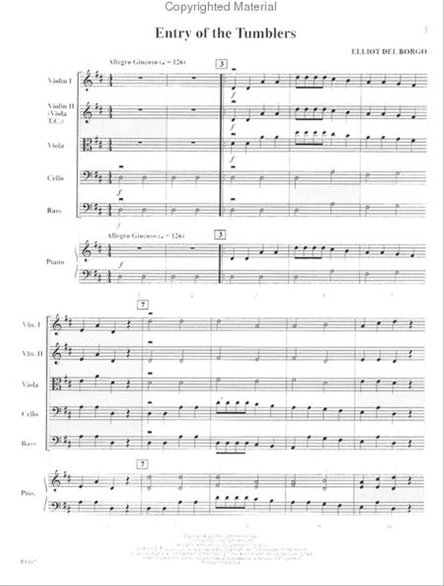 Entry of the Tumblers String Orchestra scores gallery preview page 2