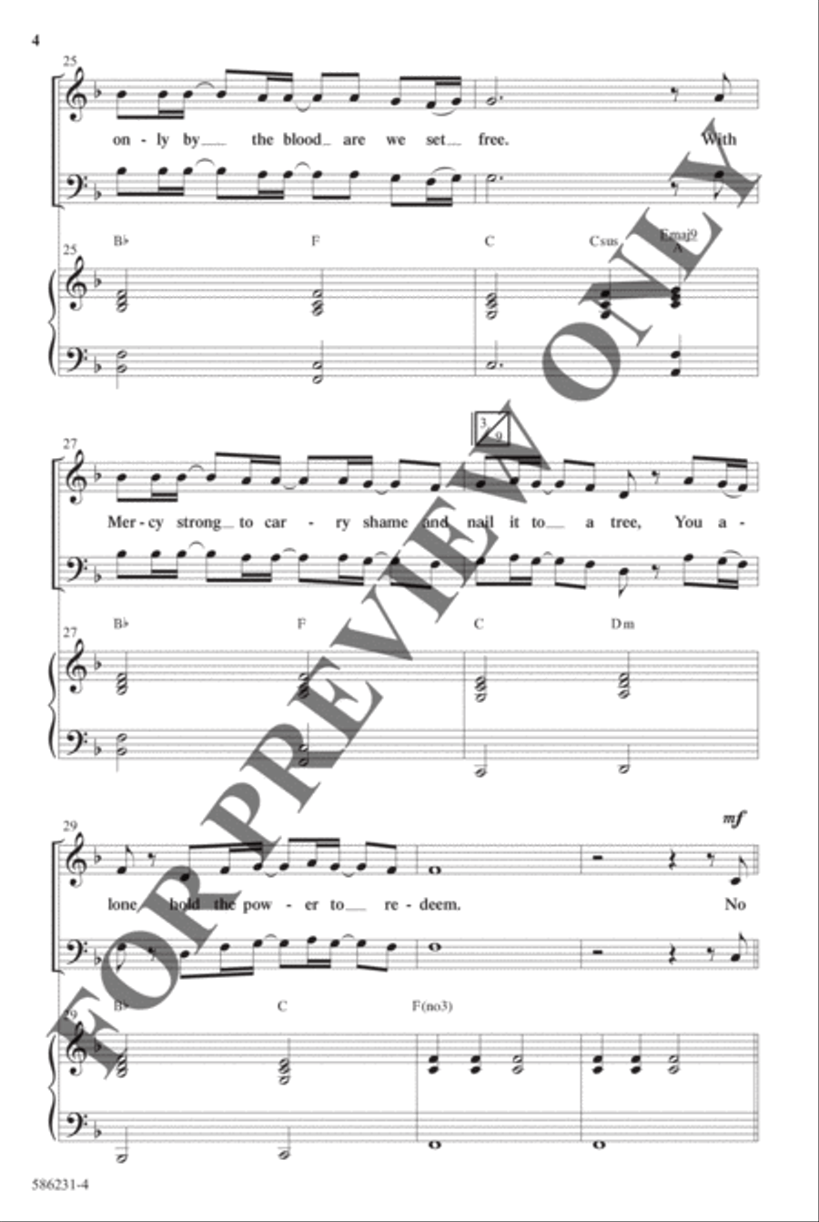 Power to Redeem - Anthem Choir scores gallery preview page 4