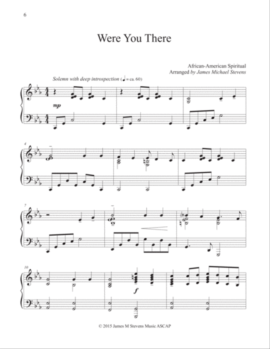 Hymn Trilogies for Piano, Vol. II Piano Solo scores gallery preview page 6
