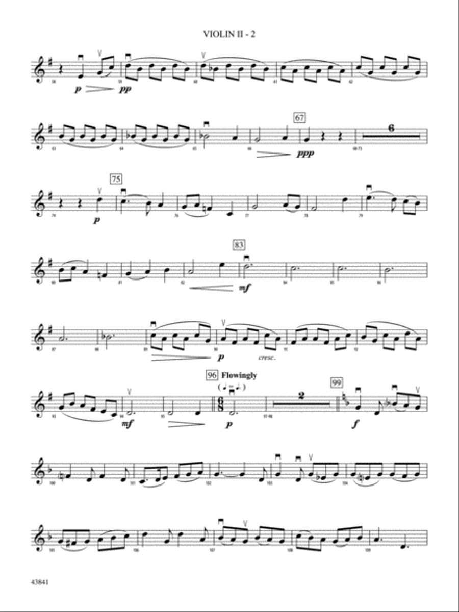 Scherzo for String Orchestra: 2nd Violin String Orchestra scores gallery preview page 2