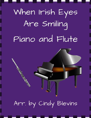 Book cover for When Irish Eyes are Smiling, for Piano and Flute