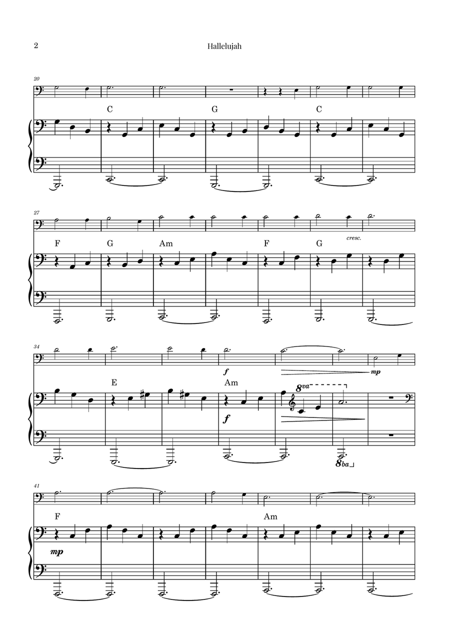 Hallelujah Chamber Music scores gallery preview page 2