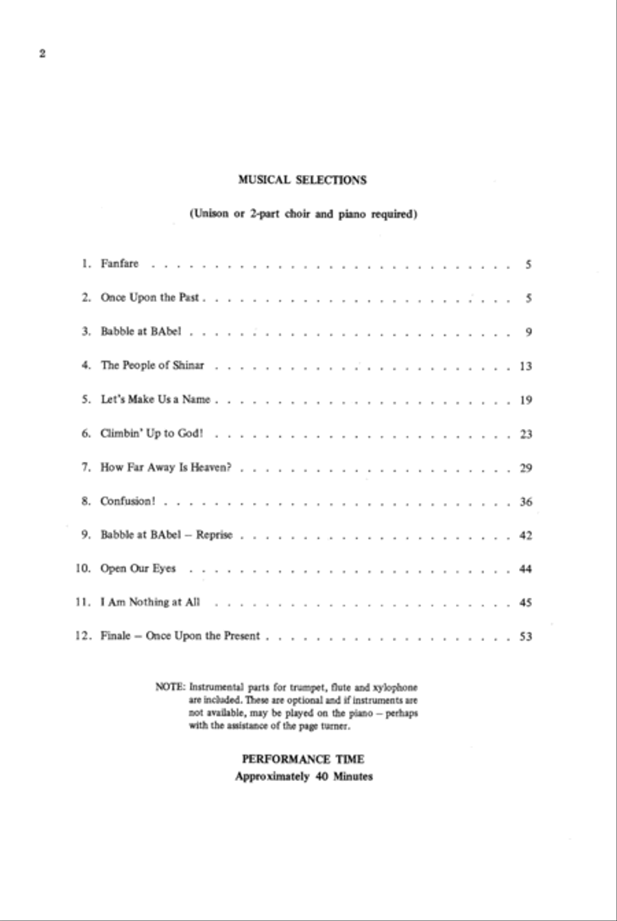Babble at Babel Unison Choir scores gallery preview page 6