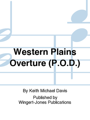 Book cover for Western Plains Overture - Full Score