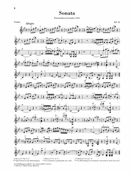 Wolfgang Amadeus Mozart – “Wunderkind” Sonatas, Volume 2, K. 10-15