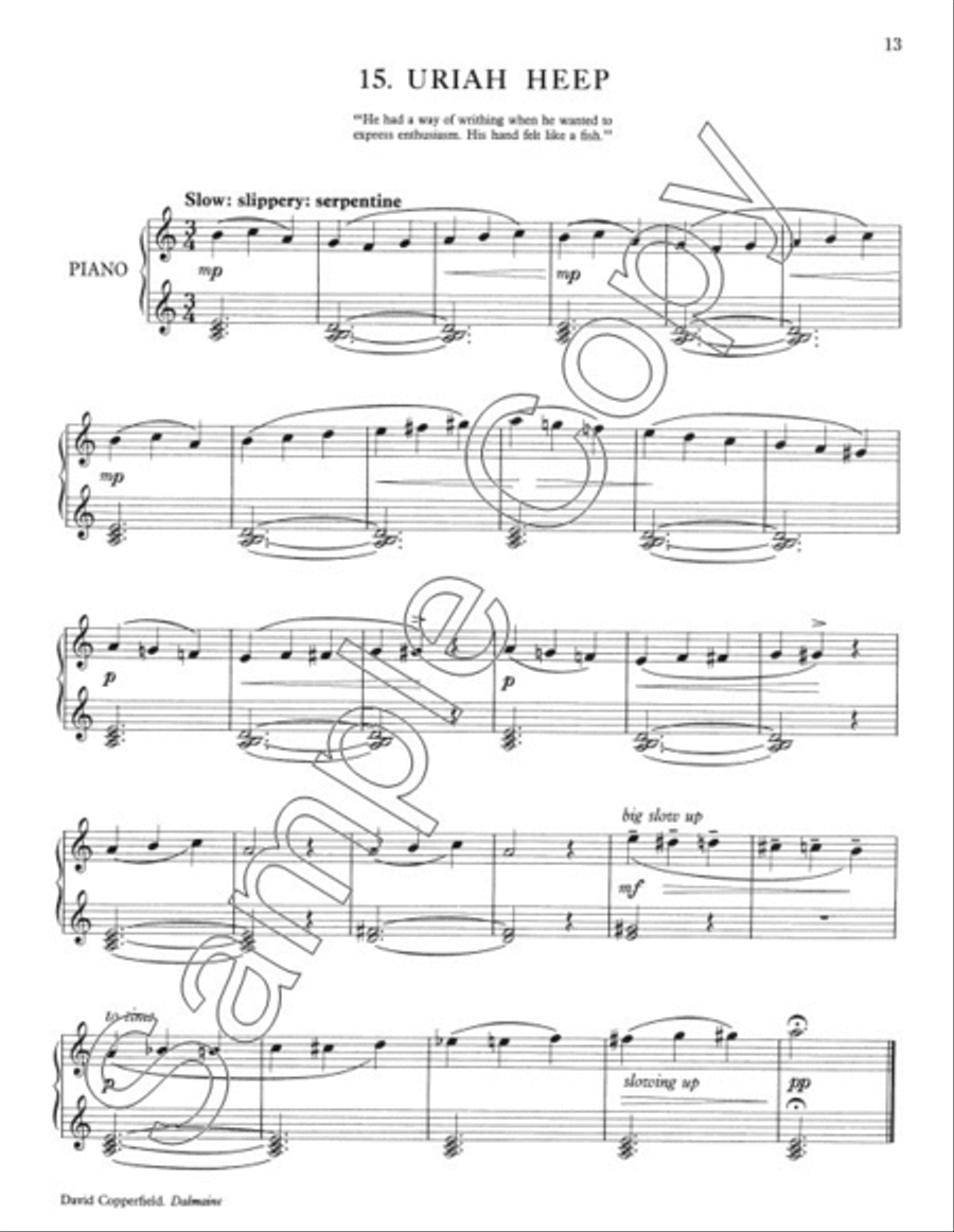 David Copperfield David Copperfield Piano Solo scores gallery preview page 4