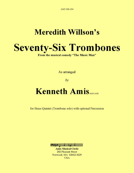 Seventy-Six Trombones (brass quintet) image number null