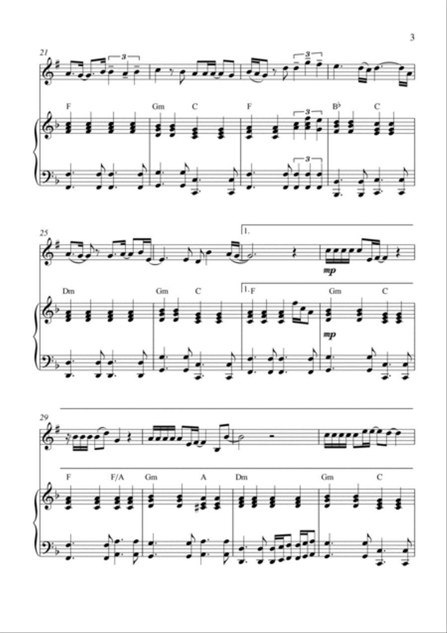 That's Why (you Go Away) Tenor Saxophone scores gallery preview page 3