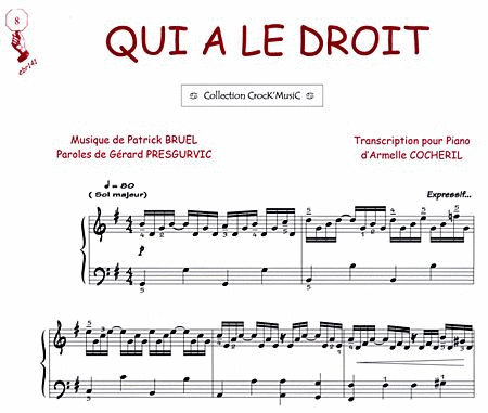 Qui a le droit (Collection CrocK'MusiC) image number null