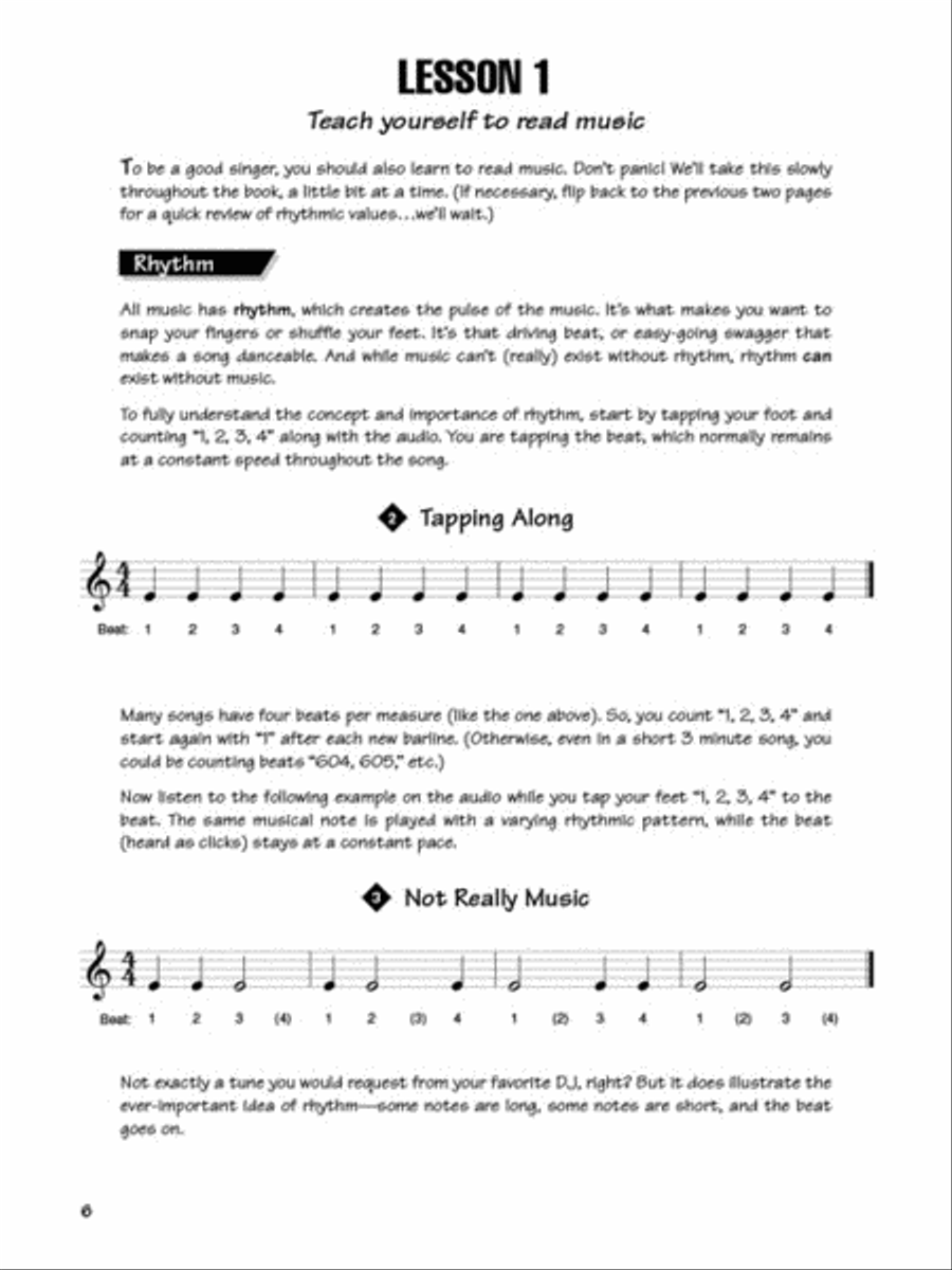 FastTrack Lead Singer Method – Book 1 Voice scores gallery preview page 4