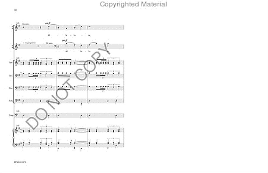 Hail the Day That Sees Him Rise - Full Score 4-Part scores gallery preview page 33