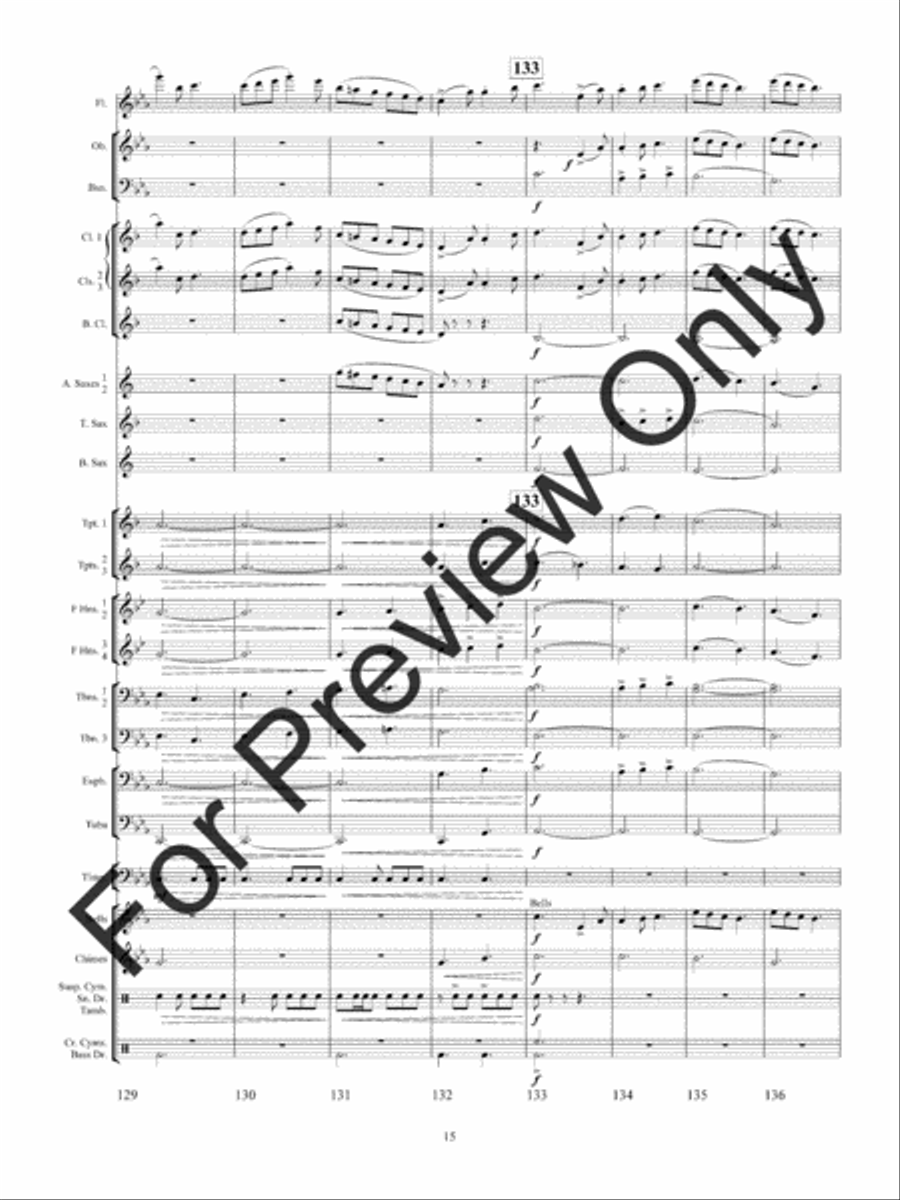 Celtic Song and Celebration Concert Band scores gallery preview page 18