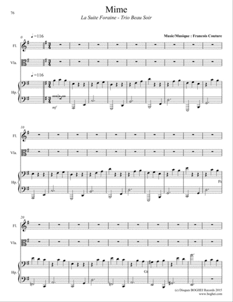 MIME Small Ensemble scores gallery preview page 1