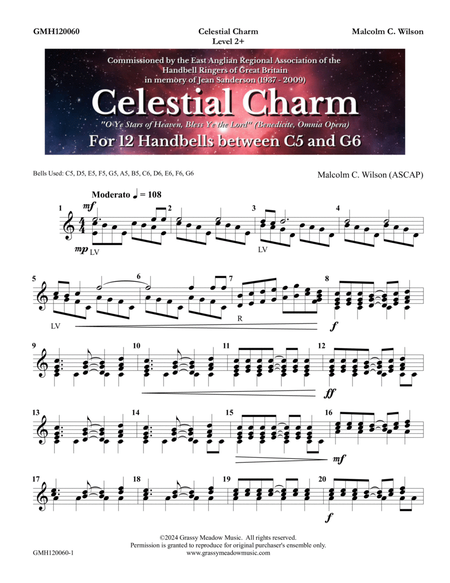 Celestial Charm for 12 handbells image number null