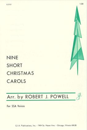Book cover for Nine Short Christmas Carols