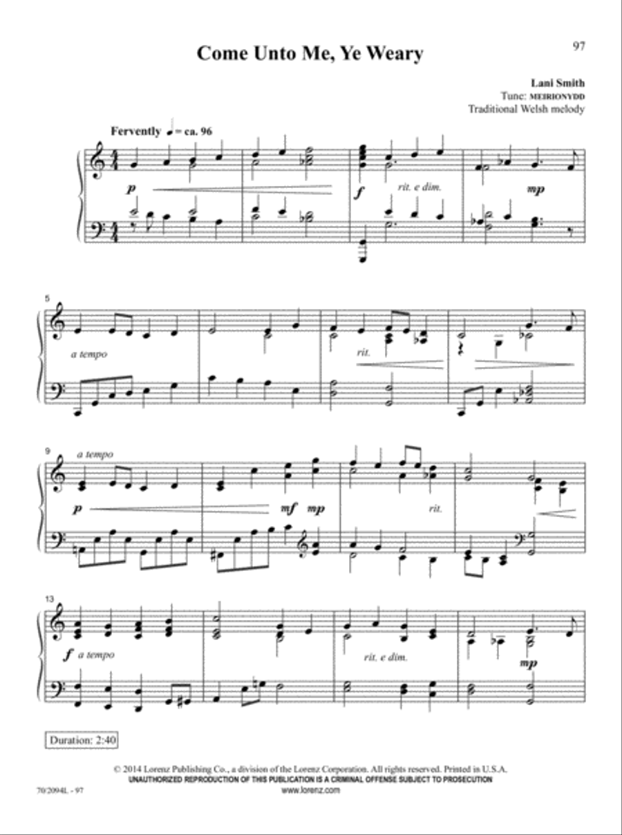 The Church Pianist's Library, Vol. 22 Piano Solo scores gallery preview page 34