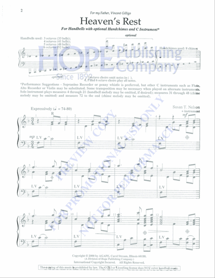 Heaven's Rest 5-Octaves scores gallery preview page 2