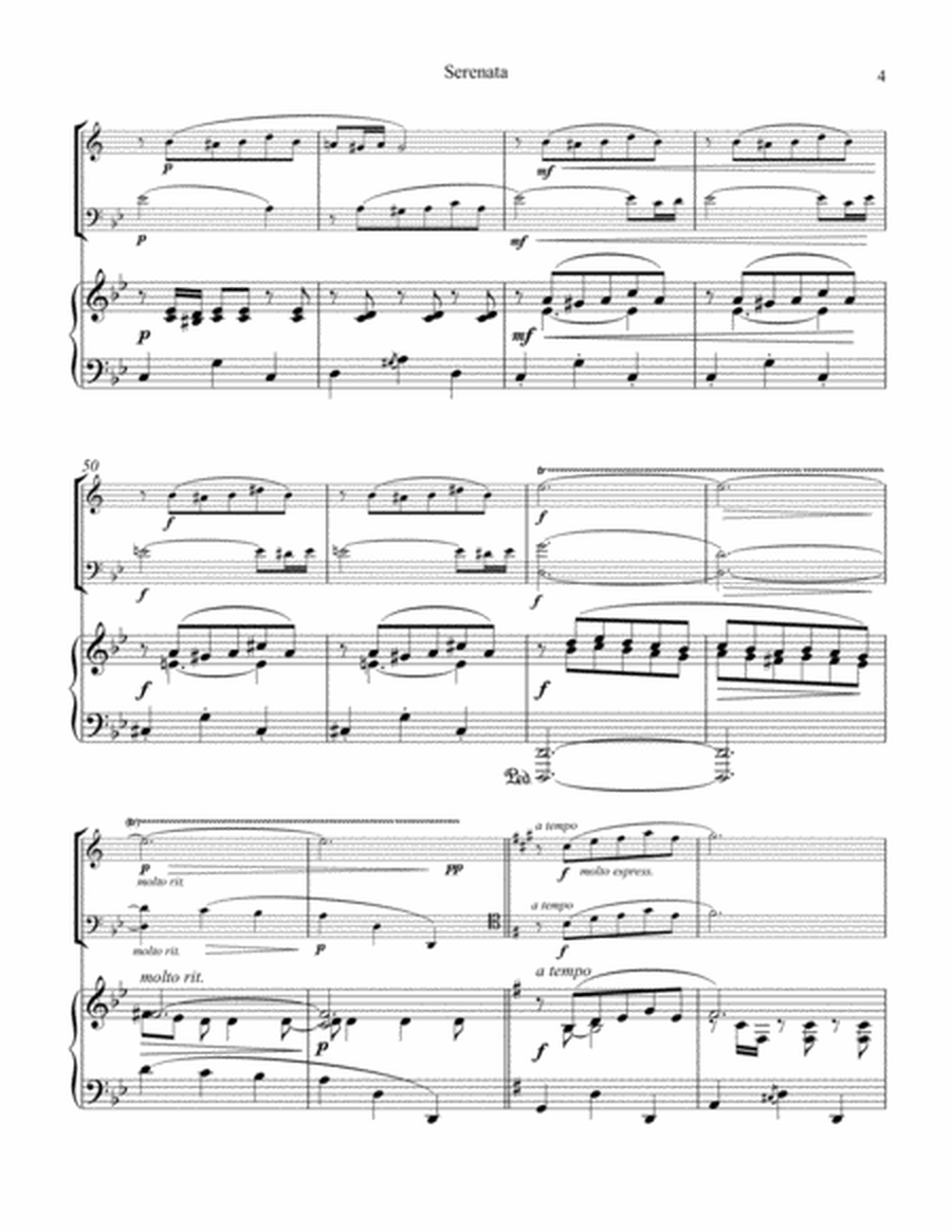 Serenata espanola for clarinet in Bb, cello and piano (contrabass part ad lib.) image number null