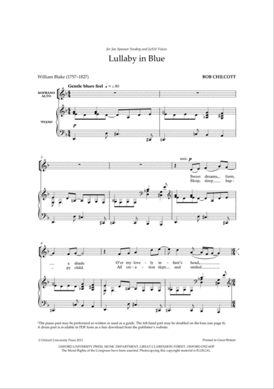 Lullaby in Blue SA scores gallery preview page 2