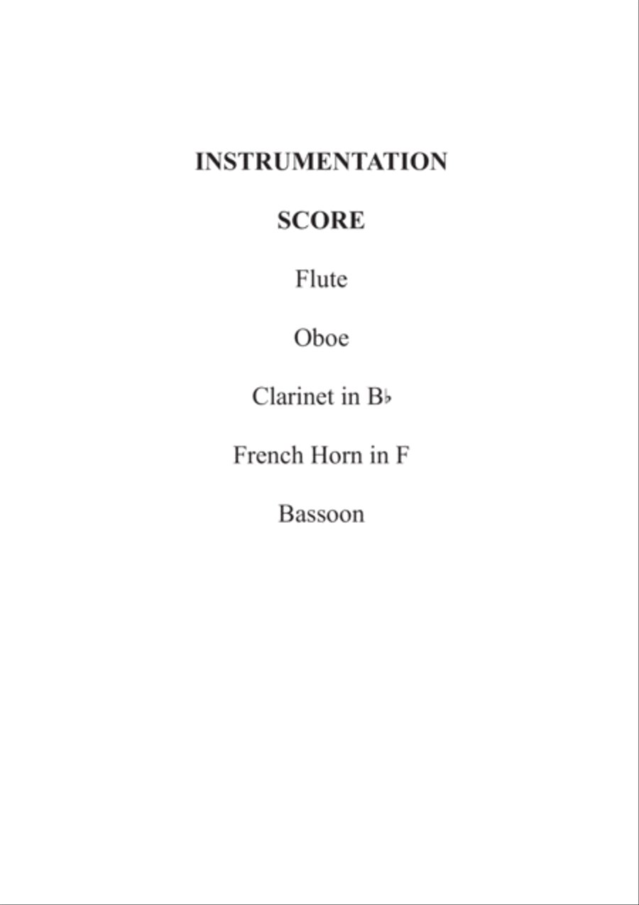 Speak Softly Love Woodwind Quintet scores gallery preview page 2