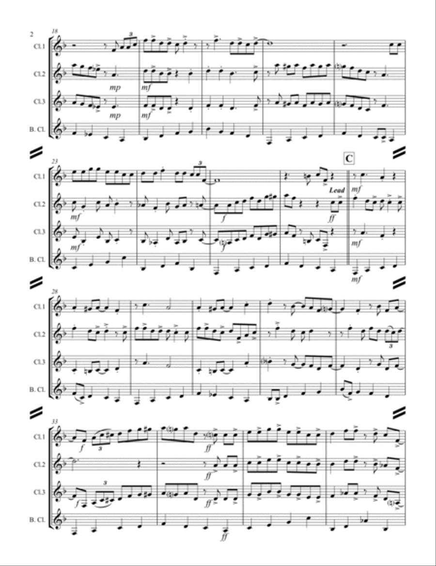 Kansas City Woodwind Ensemble scores gallery preview page 3